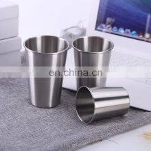 Wholesale High Grade Top Quality Bar Beer Stack Tumbler 304 Stainless Steel Pint Cup thumbnail-5
