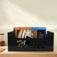 Acrylic Mail Letter Holder Box Tabletop File Folder Paper Storage Organizer Tray thumbnail-2