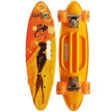 4 Wheels Cheap Mini Plastic Cruiser Desk Skateboard for Adults With LED thumbnail-5