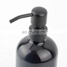 Factory Made Black Foam Packaging Shampoo Pump Kitchen Sink Soap Dispenser Black 500Ml Plastic Bottle With Gold Pump thumbnail-3