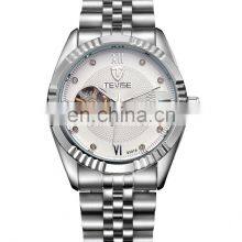 TEVISE 8391A Full Steel Wristwatch Man Skeleton Self-Wind Mechanical Watches Men thumbnail-3