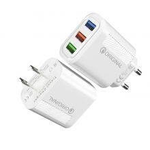 2021 New Product EU/US Plug Quick Charger USB Charger for Mobile Phone Travel USB Ports