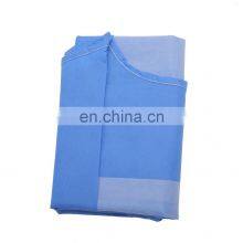 Medical SMS Non-woven pp Isolation Gown EN13975 Sms Reinforced Sterile Surgical Gown thumbnail-2