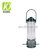 Best Selling Outdoor Hanging Plastic Transparent Tube Bird Feeder for Seeds thumbnail-1