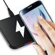 Dual USB Port Universal Charger Pad 15W Fast Wireless Charger With PD Fast Charging for CellPhone Airpods Portable Charger thumbnail-2