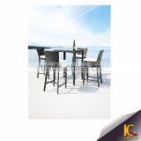 Modern rattan outdoor garden furniture Foshan city furniture manufacturers living room brushed aluminum furniture