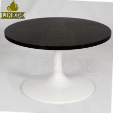 White Tulip Base Tea Table With Low Coffee Tables Metal Furniture Legs thumbnail-3