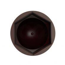 1/4 5/16 3/8 7/16 1/2 9/16 5/8 3/4 7/8 1 Plastic Cap Hex Bolt Screw Nut Acorn Domed Plastic End Cap thumbnail-5