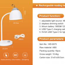 Rechargable USB Plug Mosquito Trap, Electric Mosquito Swatter and Reading Lamps thumbnail-5