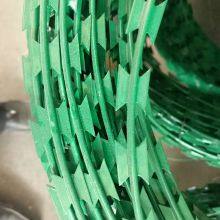 1.8mm 2mm Anti Climb Security Hot-Dip Galvanized Barbed Wire Razor Blade Steel Iron Wire Coil thumbnail-2