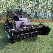 MTSK1000 Industrial Grade Cordless Remote Control Hammer Flail Mulcher 48V Dynamo Adjustable Cutting Height RC Tool Carrier thumbnail-5