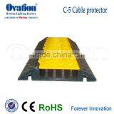 Black & Yellow 5 Channels Not Easy To Bad PVC Cable Protector Outdoor thumbnail-2