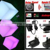 Solar LED Light Decotative Cube With Remote Control YXF-4343S thumbnail-2