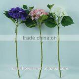 High Quality Pure Handmade Fabric Colorful Artificial Hydrangea Flower Wholesale thumbnail-4