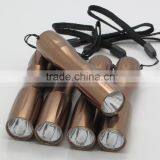 Promotion Gift AA Powered Slim Golden Flashlight thumbnail-2