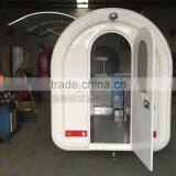 7.6*5.5ft White Food Cart Trailer Mobile Food Cart Mobile Food Trucks Food Cart thumbnail-3