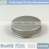 Metal seamless wax tin case
