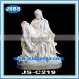 Outdoor Famous White Marble Pieta Statues