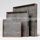 China Handmade Decorative Wooden Serving Tray thumbnail-6