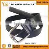 Wholesale Fashion Black Skinny Leather Belt For Men