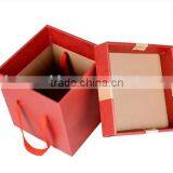 Gloss Lamination Black Gift Box for Candles