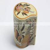 Fashionable New Design Metal Tin Box for Tea Display