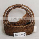 Rattan Christmas Basket for Decoration Christmas Decoration thumbnail-1