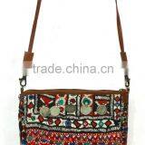 Gypsy Banjara Tribal Cross Body Bag Removal Leather Strap Bag Tribal Banjara Clutch Bag