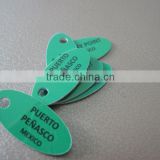 shaped wholesale plastic label tag (M-PT293)