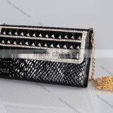 New Bling-bling Crocodile Handbag Leather Wallet Holster Flip Case thumbnail-5
