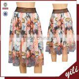 2015 Fashion Girls Floral Skirts Luxury Designer Clothes for 18-30 Days thumbnail-1