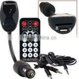 A2DP Function Bluetooth Hands Free Car Kit With Goose Neck Design