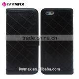 IVYMAX Wholesale Big Promotion New Flip Leather Wallet Case for Iphone 6 Case