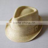 Multiple Colours for Men's Fashion Design Coating Linen Blank Top Hats thumbnail-2