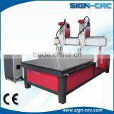 Double Process 3 Axis 3d Cnc Router for Woodworking 1325-2 thumbnail-5