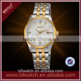 IP plating 304 stainless steel fashion gold watches men