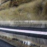 Wholesale Natural Raccoon Fur Collar Coat Detachable /Scarf 80cm*17cm thumbnail-1