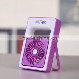 Summer Hot Sale Students Portable Mini Fan Built In Rechargeable Battery Table USB Fan thumbnail-2