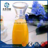 16oz Glass Drinking Bottle Glass Beverage Bottle With Straw