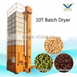 low dry cost indirect hot air heating straw burning grain dryer machine