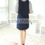 Short Sleeve Sexy Jean Blue Printed Women Bandage Dress thumbnail-2