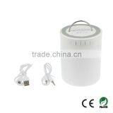 Touch Dimmable RGB Night Lamp Wireless Portable Bluetooth Speaker TF AUX Input thumbnail-6