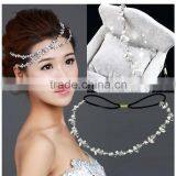 Chic Elastic Fashion Metal Rhinestone Head Chain Jewelry Headband Head Hair Band thumbnail-2