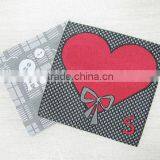 Stiff Felt Broadloom Damask Starch Coated Woven Label thumbnail-1