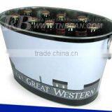 Promotion Gift 15QT Flexible Handles Large Tin Bucket Coolers thumbnail-1