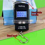 Digital Luggage Scales Portable 50KG/5g Backlight Wide Handle Weighing Scale
