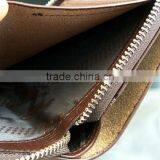 Billfold Multi Pockets Purse Card Holder Mens Zipper Leather Wallet thumbnail-6