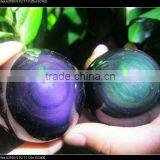 Polished Rough Rainbow Obsidian Rock Balls for Sale thumbnail-3