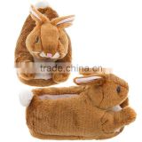 plush Funny Orange rabbit Animal Slippers for Women, Men and Kids