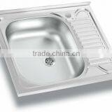 60x50 Stainless Steel Kitchen Sink (DE307) thumbnail-1